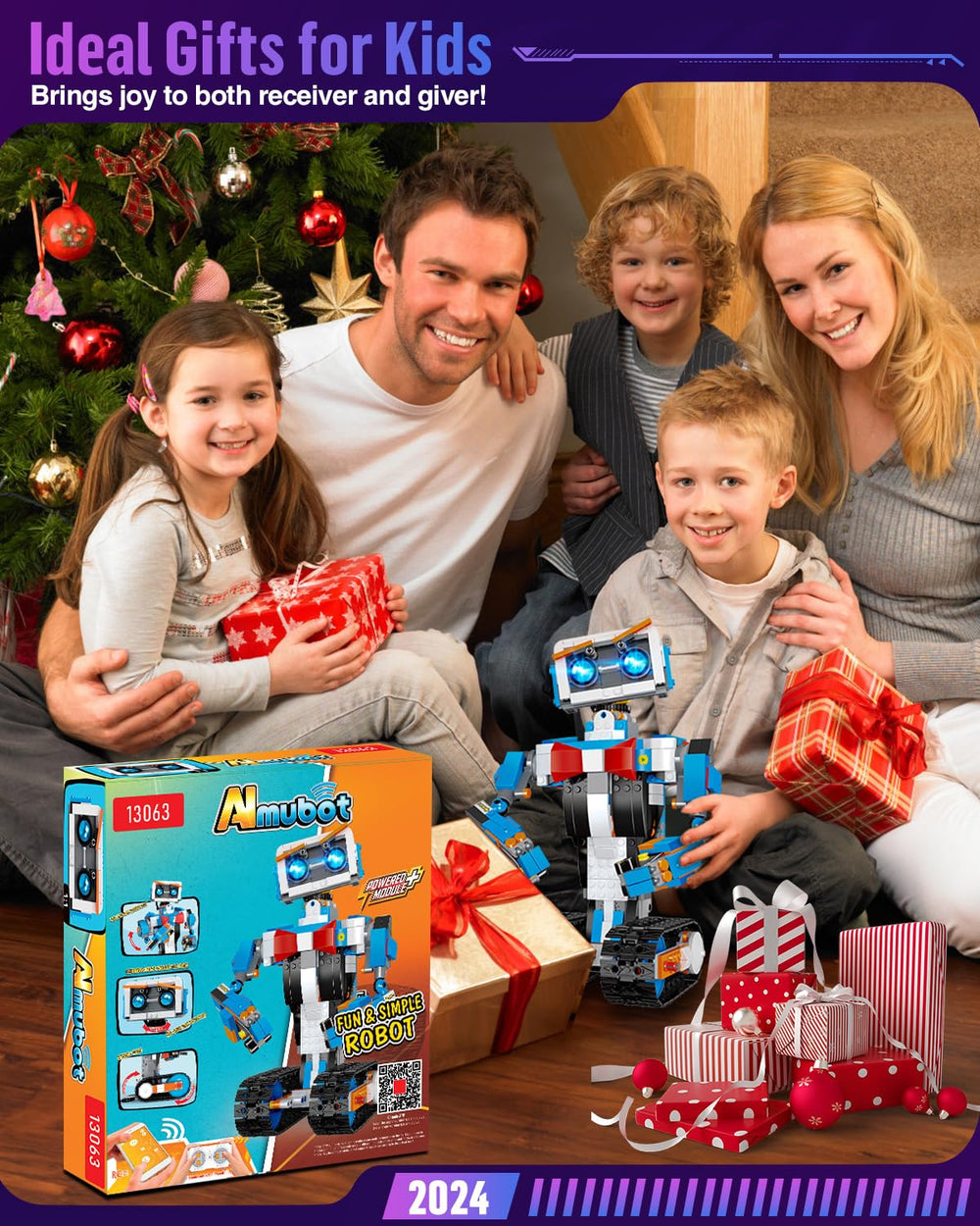okk STEM robot toy rechargeable-battery section emphasizes quick, cordless recharging.
