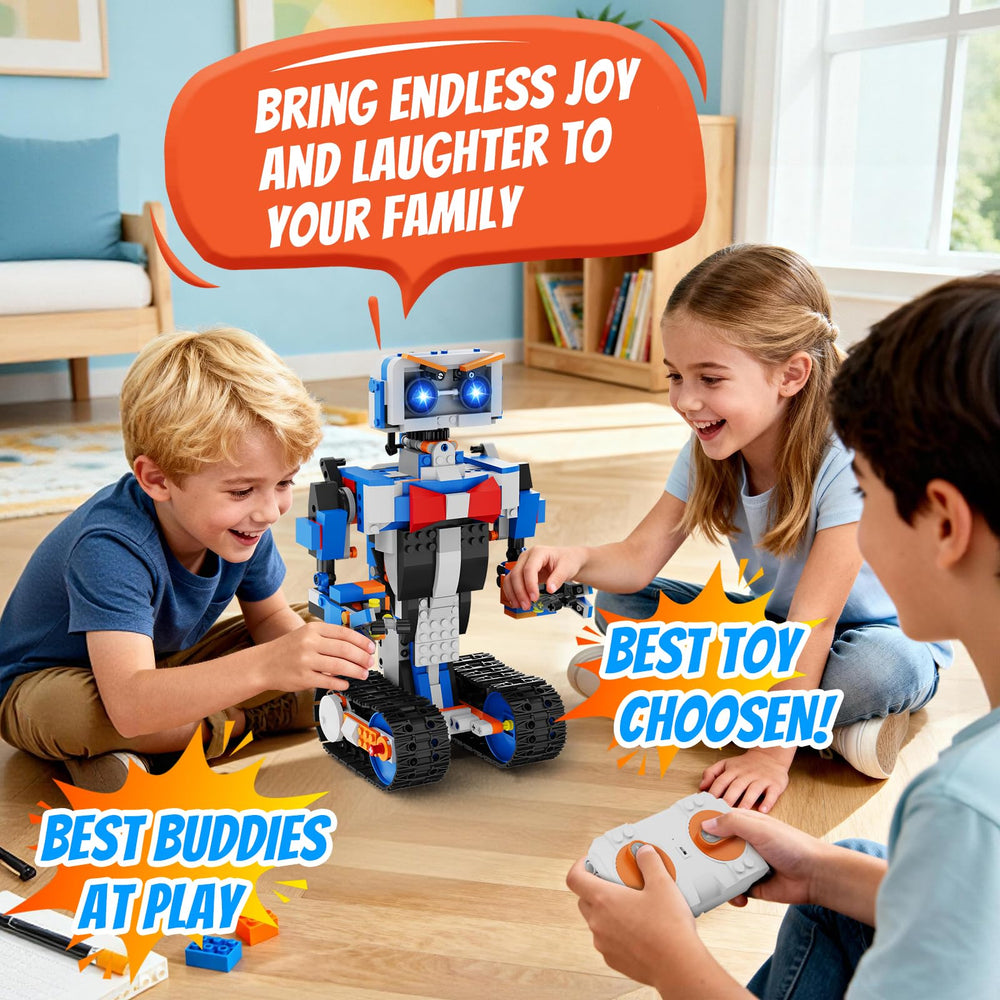 OKK USB rechargeable design keeps the robot ready for extended play sessions.