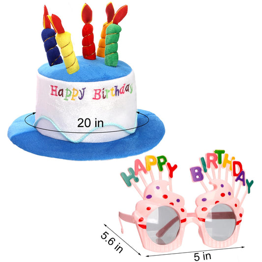 Okllen birthday hat candle detail adds a colorful party charm.