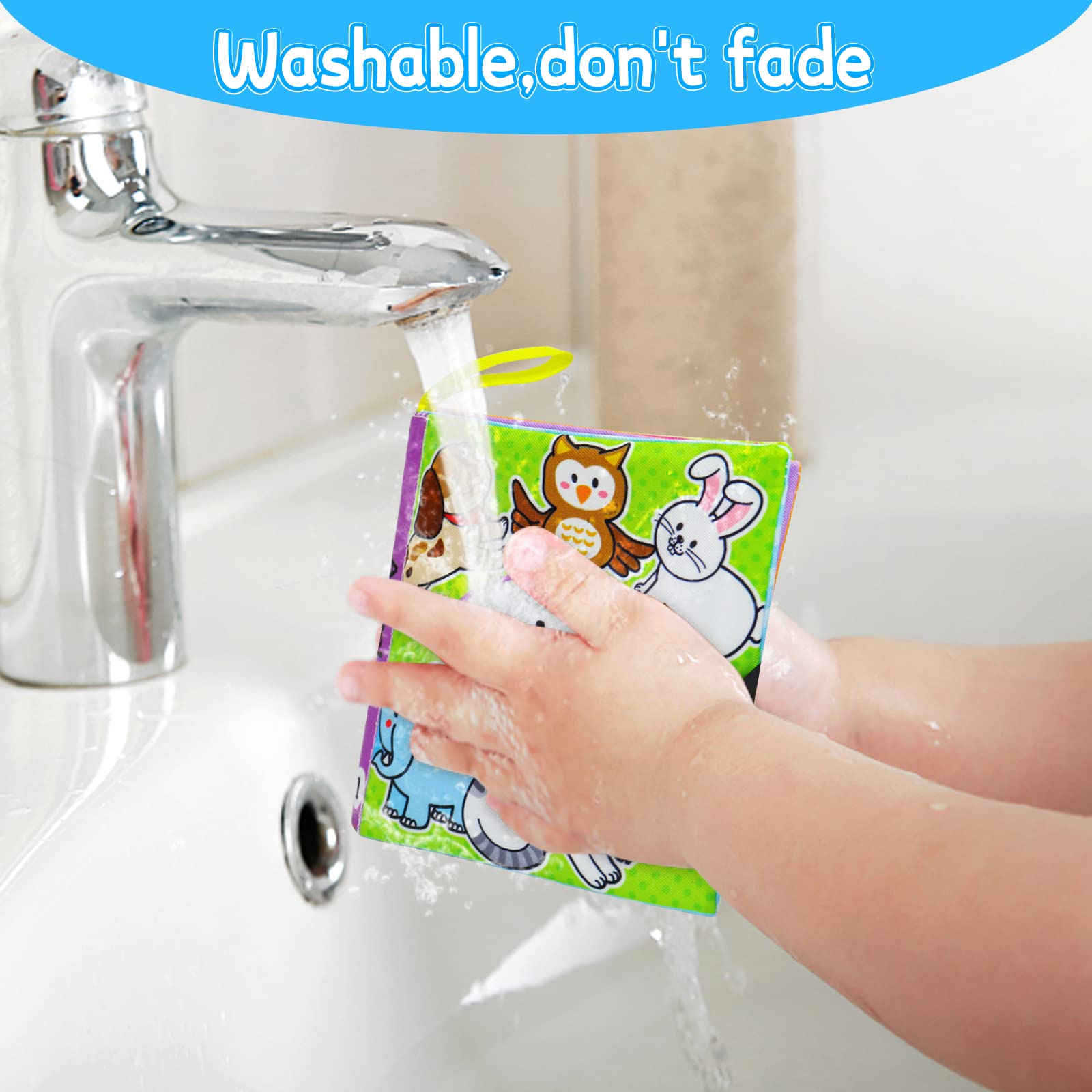 OKOOKO BPA-free polyester material ensures safe, gentle touch.
