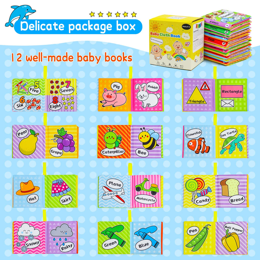 OKOOKO vivid colors and patterns spark visual discrimination in infants.