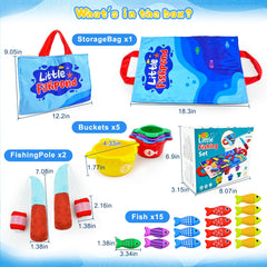 OKREVIEW 15 colorful fish boost color recognition and counting during play