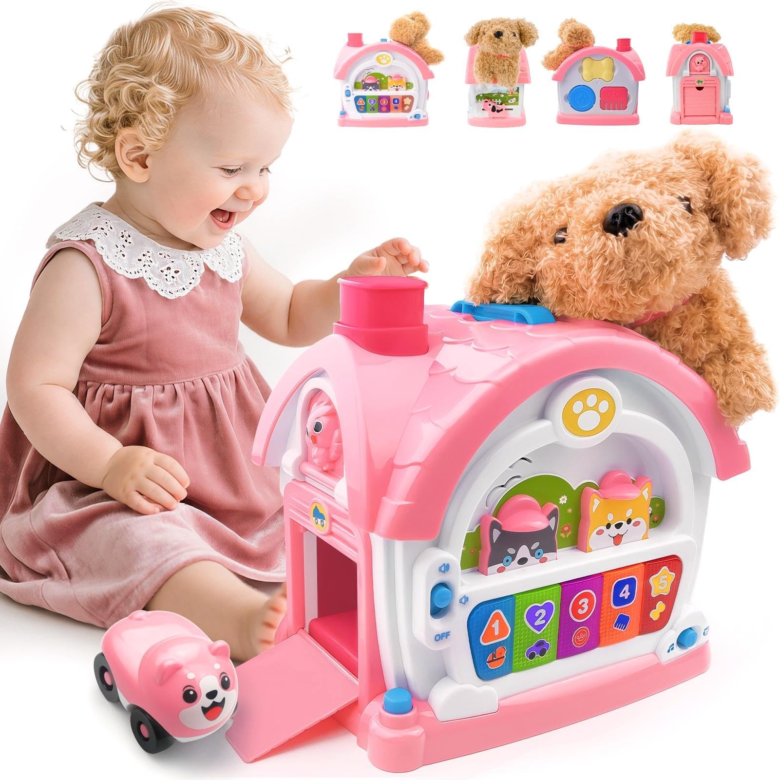 OKREVIEW 9-in-1 Montessori cube with piano keys boosts early music and motor skills.