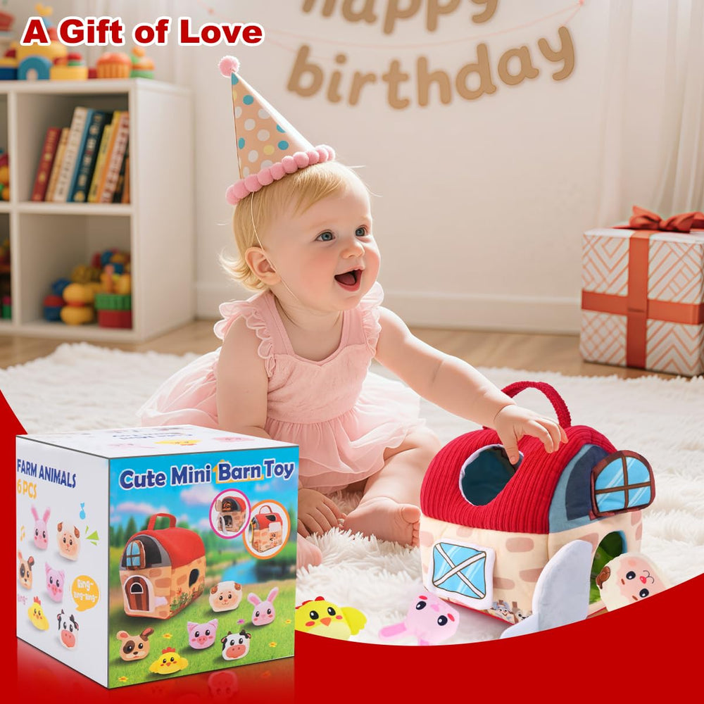 OKREVIEW gift‑ready bunny house set for baby celebrations