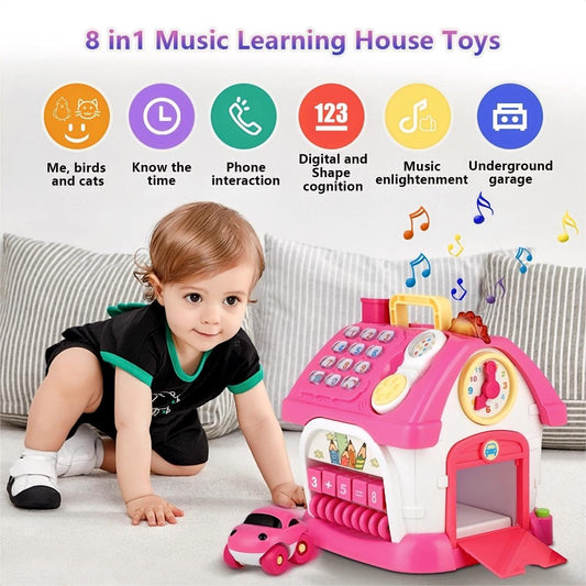OKREVIEW bilingual keypad supports EN/ES learning for language development.