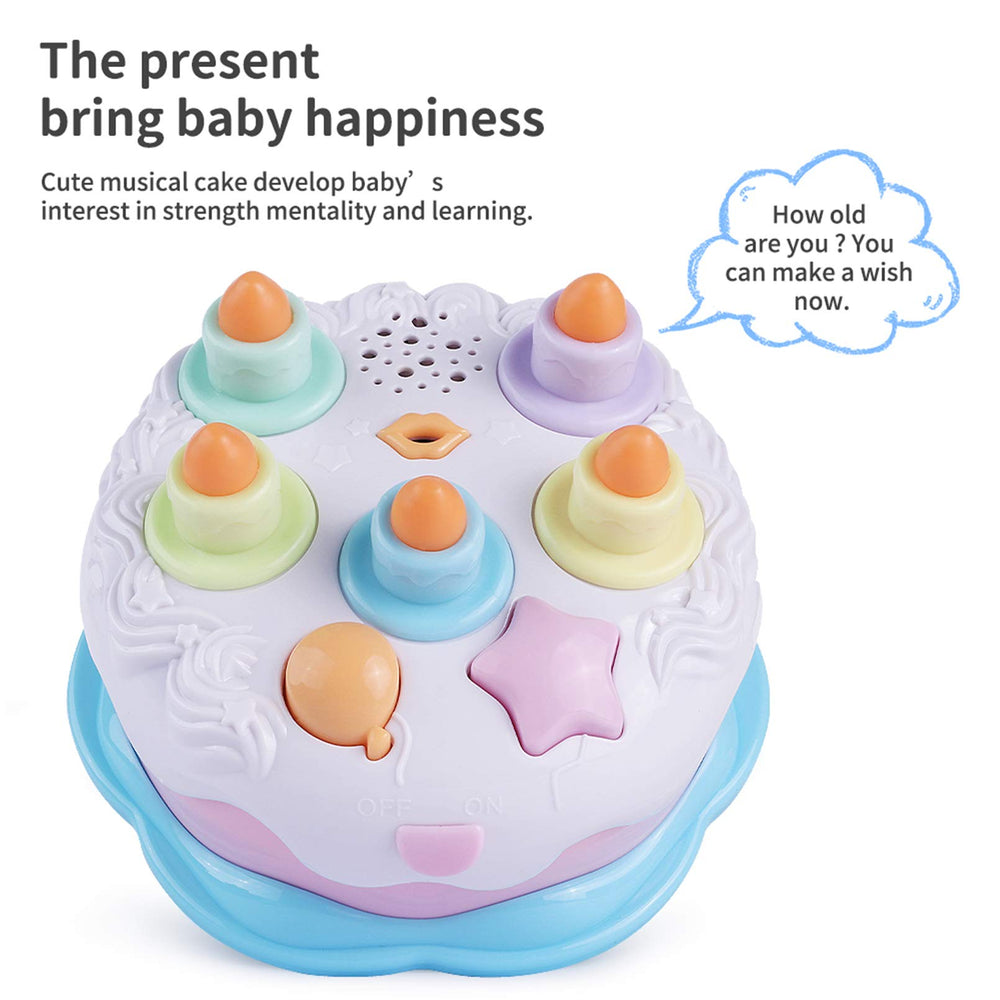 OKREVIEW candle blow-out moment for interactive pretend play