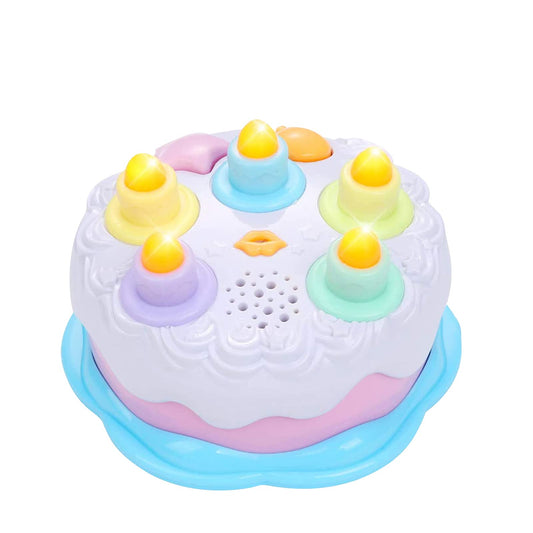 OKREVIEW first birthday cake toy with singing lights for celebrations