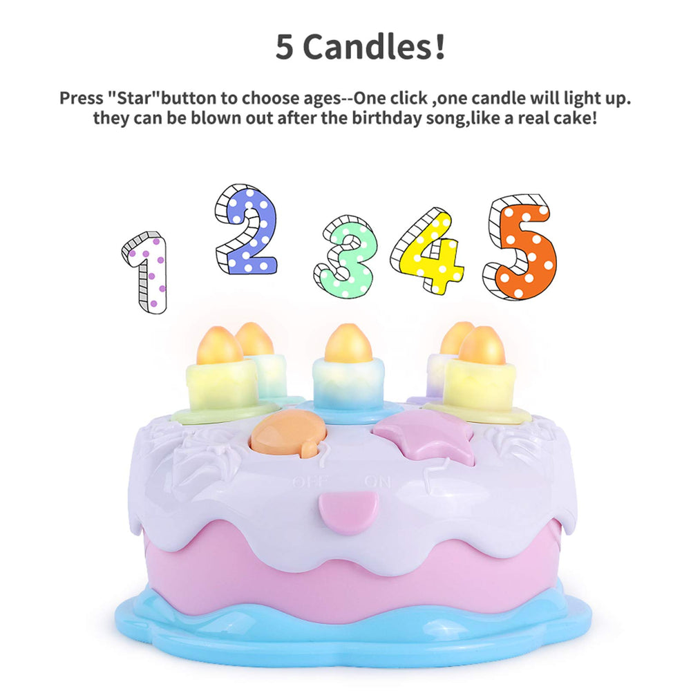 OKREVIEW birthday song button activates cheerful tune during pretend parties