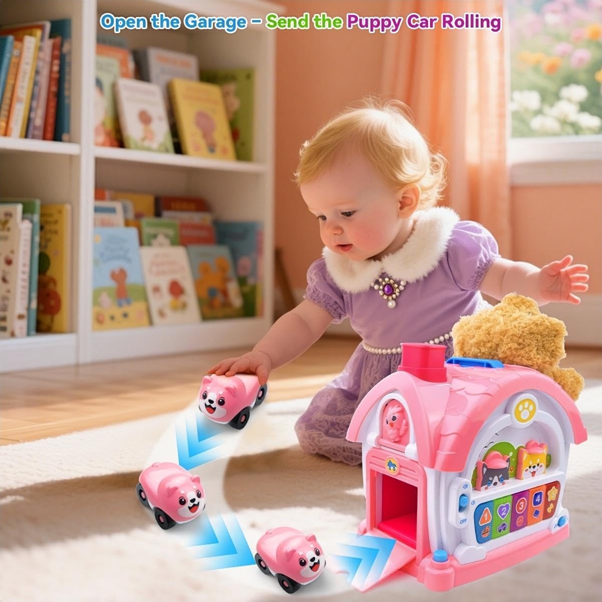OKREVIEW light-up piano keys provide engaging sensory feedback during play.