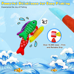 OKREVIEW Soft felt fishing rod gentle for little hands during play
