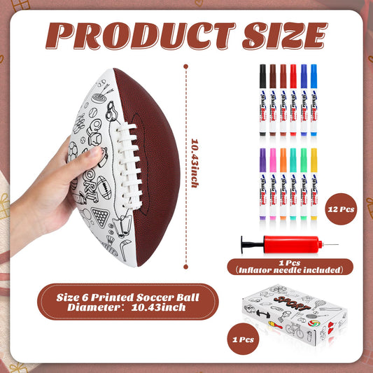 OKWUYiK football-kit-markers-included for vivid customization and art fun
