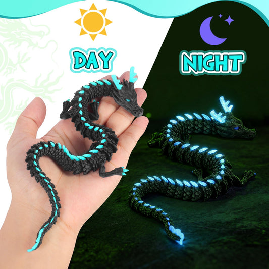 OKYUK articulated dragon with smooth joints, perfect for fidgeting and stress relief.