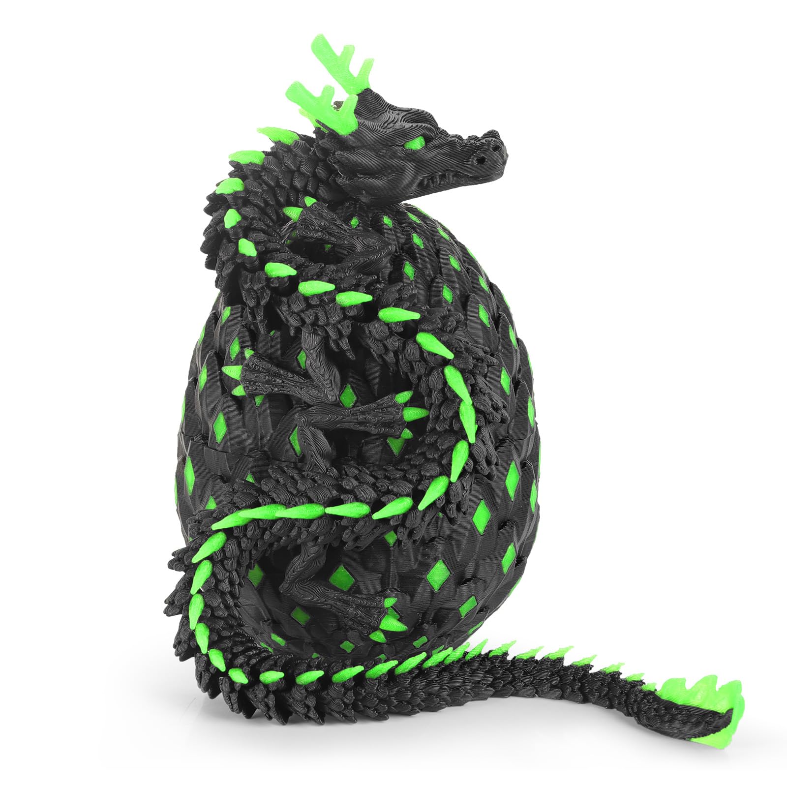 OKYUK dragon egg glow in the dark for a magical desk accent.