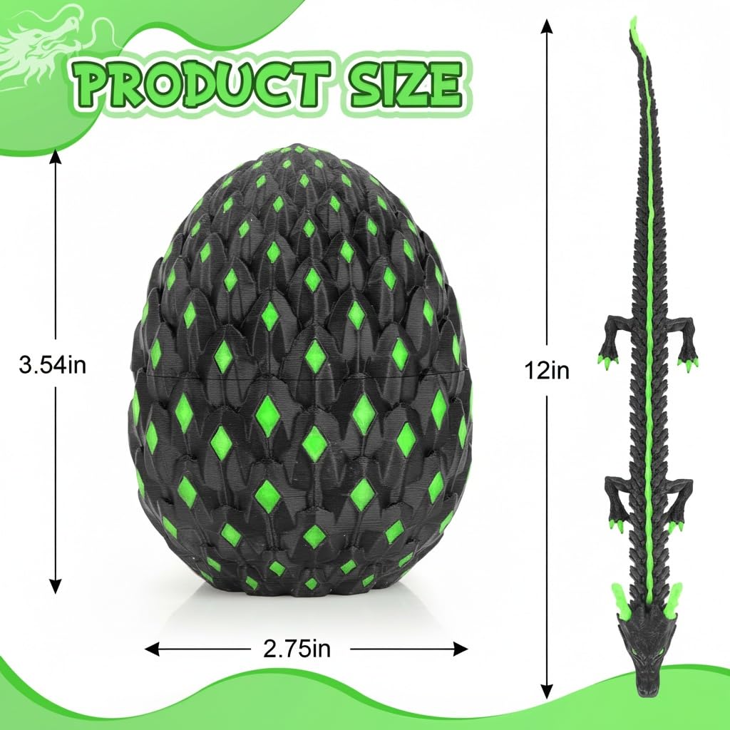 OKYUK dragon egg hidden compartment for secret storage and surprises.