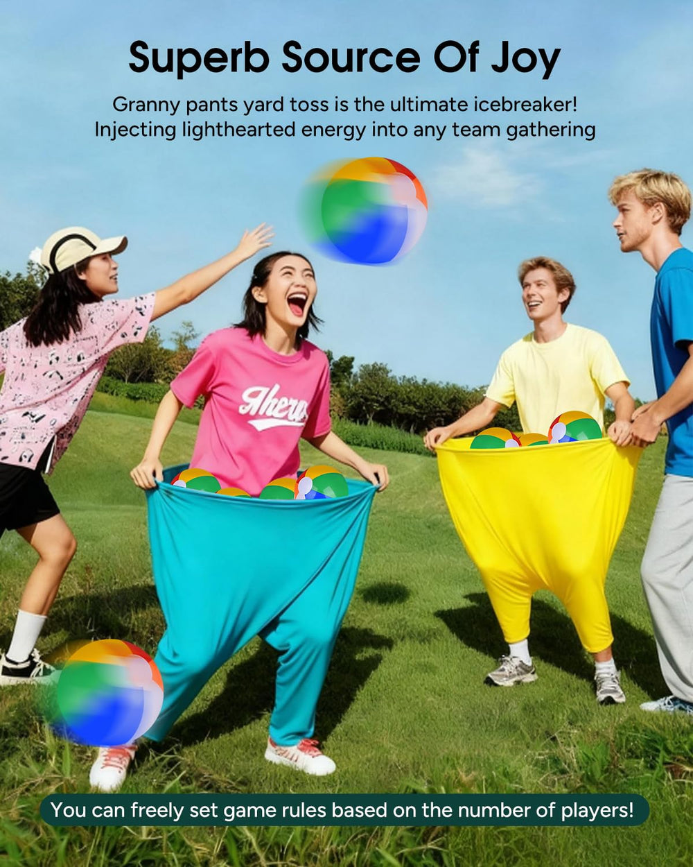 Olaiti yard game in action on lawn for all ages