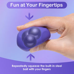 Olaivy hand exercise ball in durable silicone supports grip and flexibility