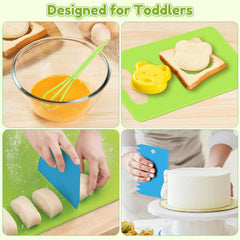 OLANRUN cutting boards promote hands-on prep and food-safe practice for kids.