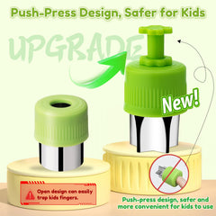 OLANRUN Y-peeler helps kids practice safe peeling during pretend or real meals.