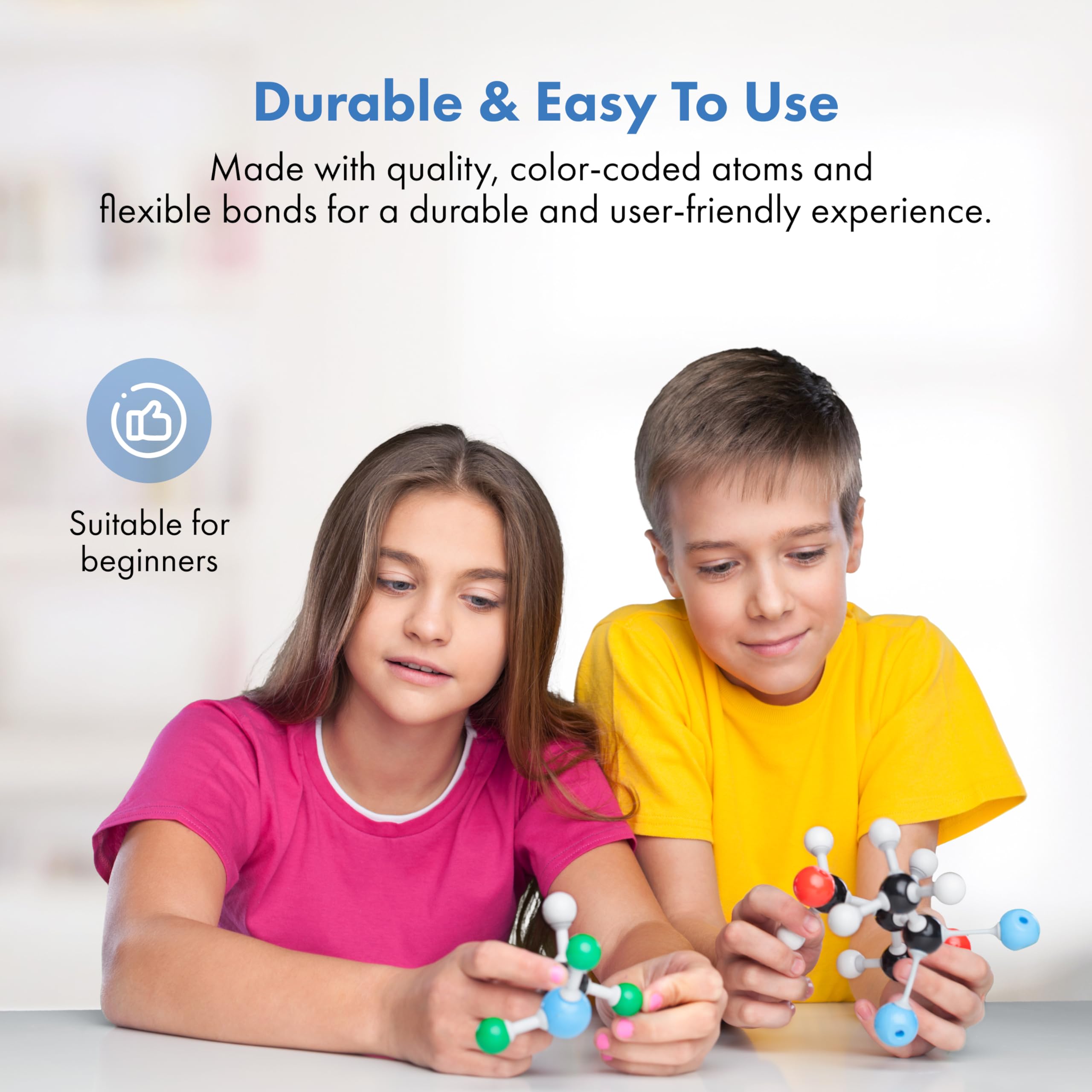 Old Nobby flexible bonds enable quick model adjustments during lessons and labs.