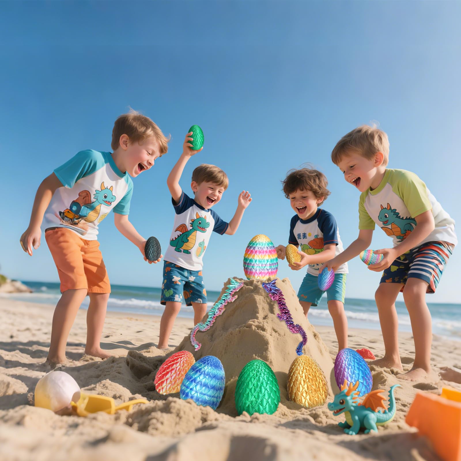 Olee Odee articulated dragon twelve-inch figure for shelves