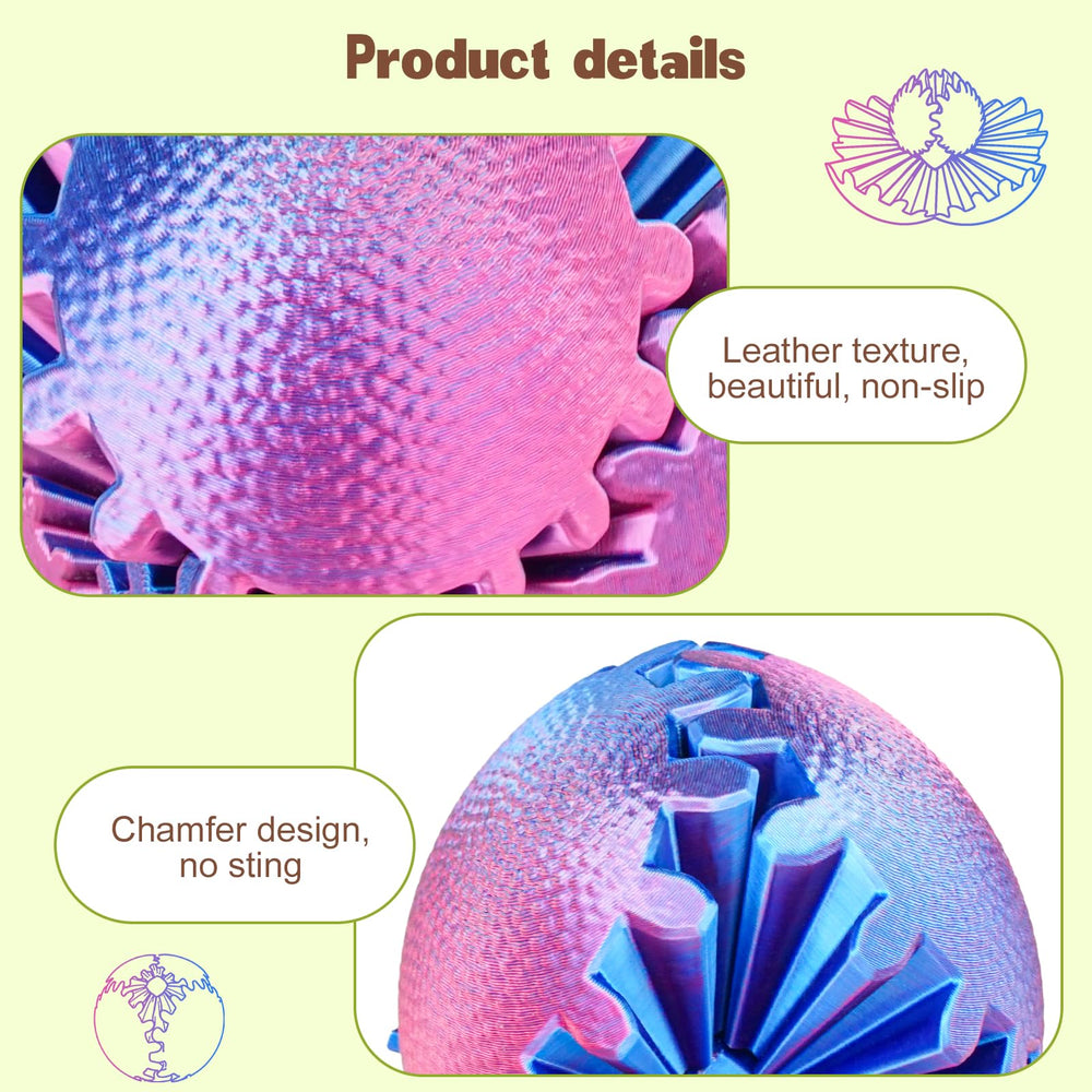 Olee Odee Gear Ball grip-detail highlights leather-like texture for anti-slip handling.