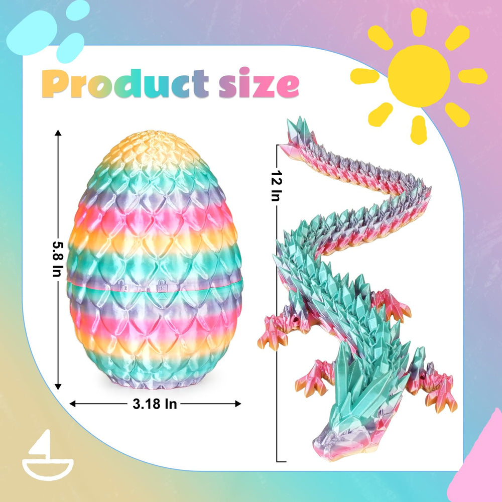 Olee Odee pastel rainbow colorway crystal dragon duo