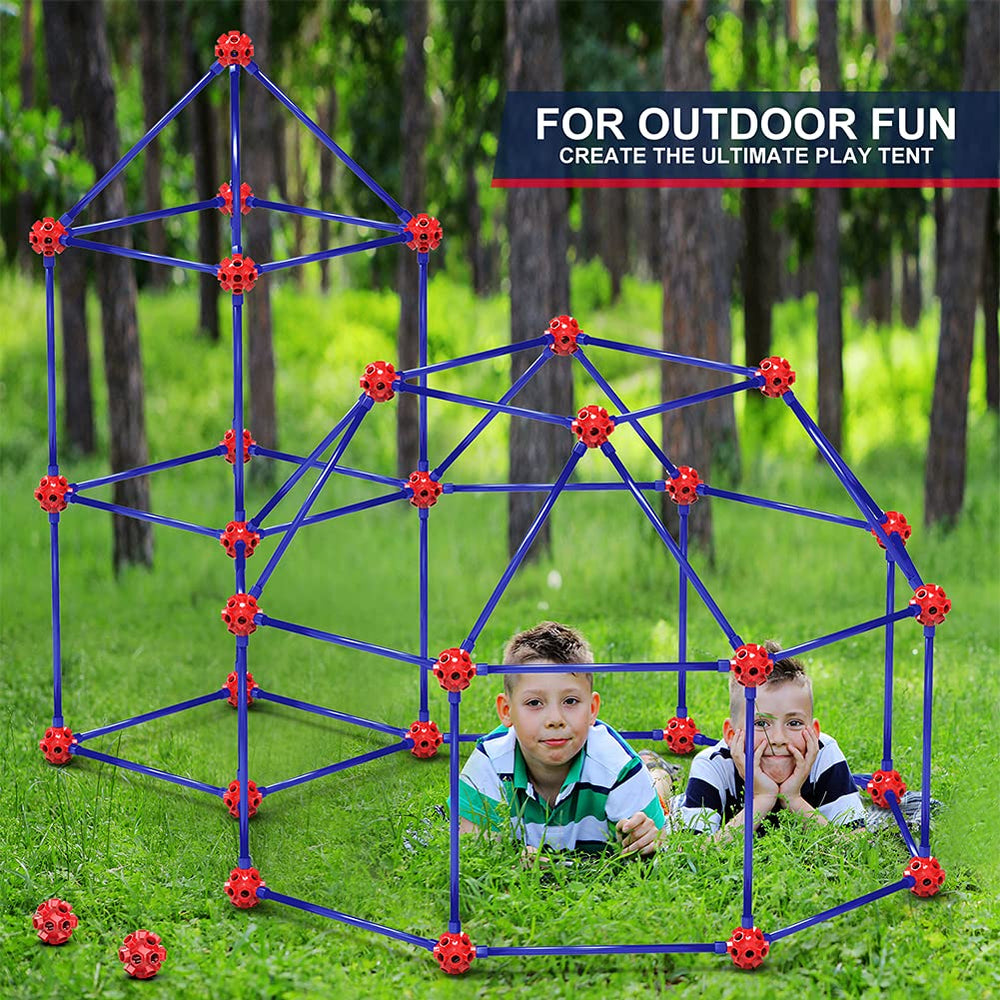 OleFun Fort Building Kit connector balls enabling quick secure connections