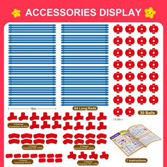 OleFun Fort Building Kit poles assembly showing strong structural pieces