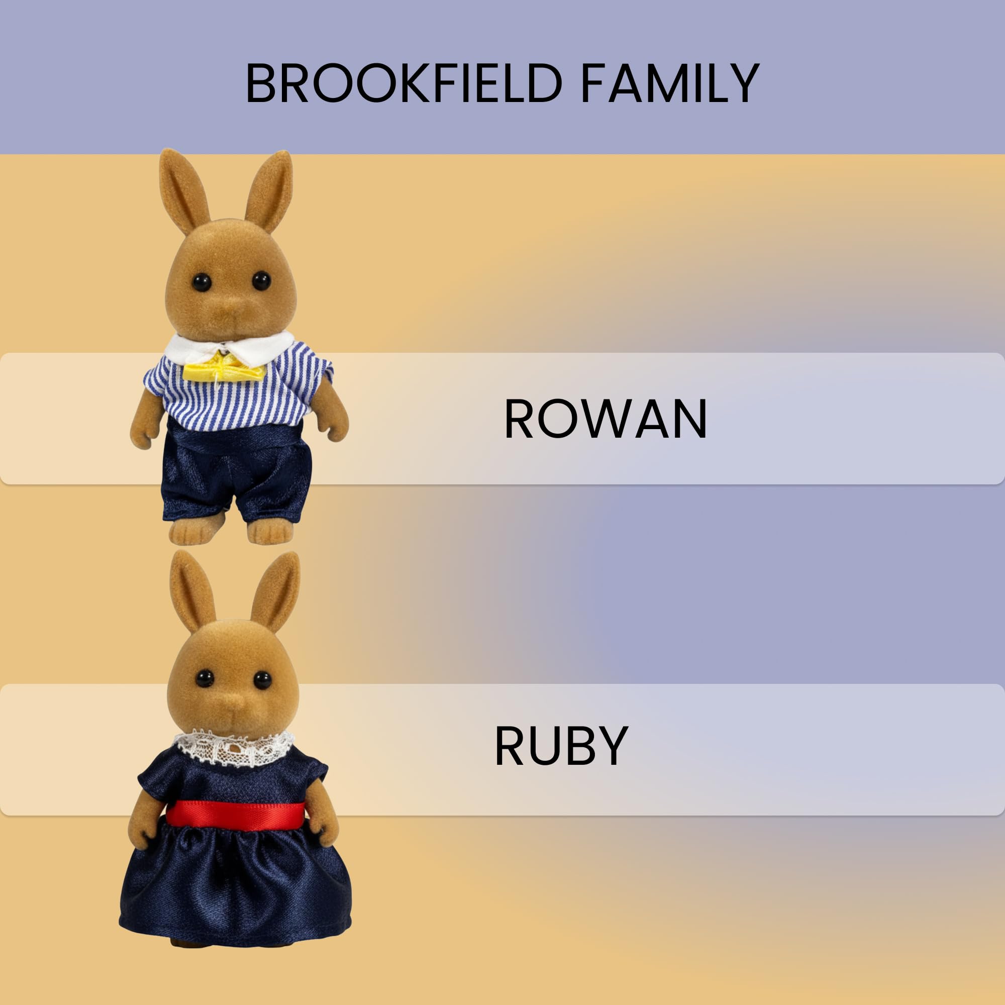 OLEOCA Brookfield adults fit neatly into most dollhouses and miniature rooms.