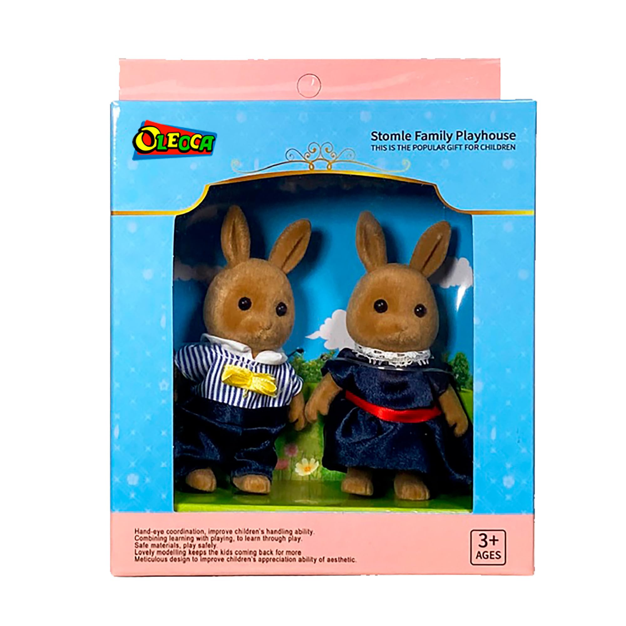 OLEOCA display-ready Brookfield rabbits for gentle storytelling.