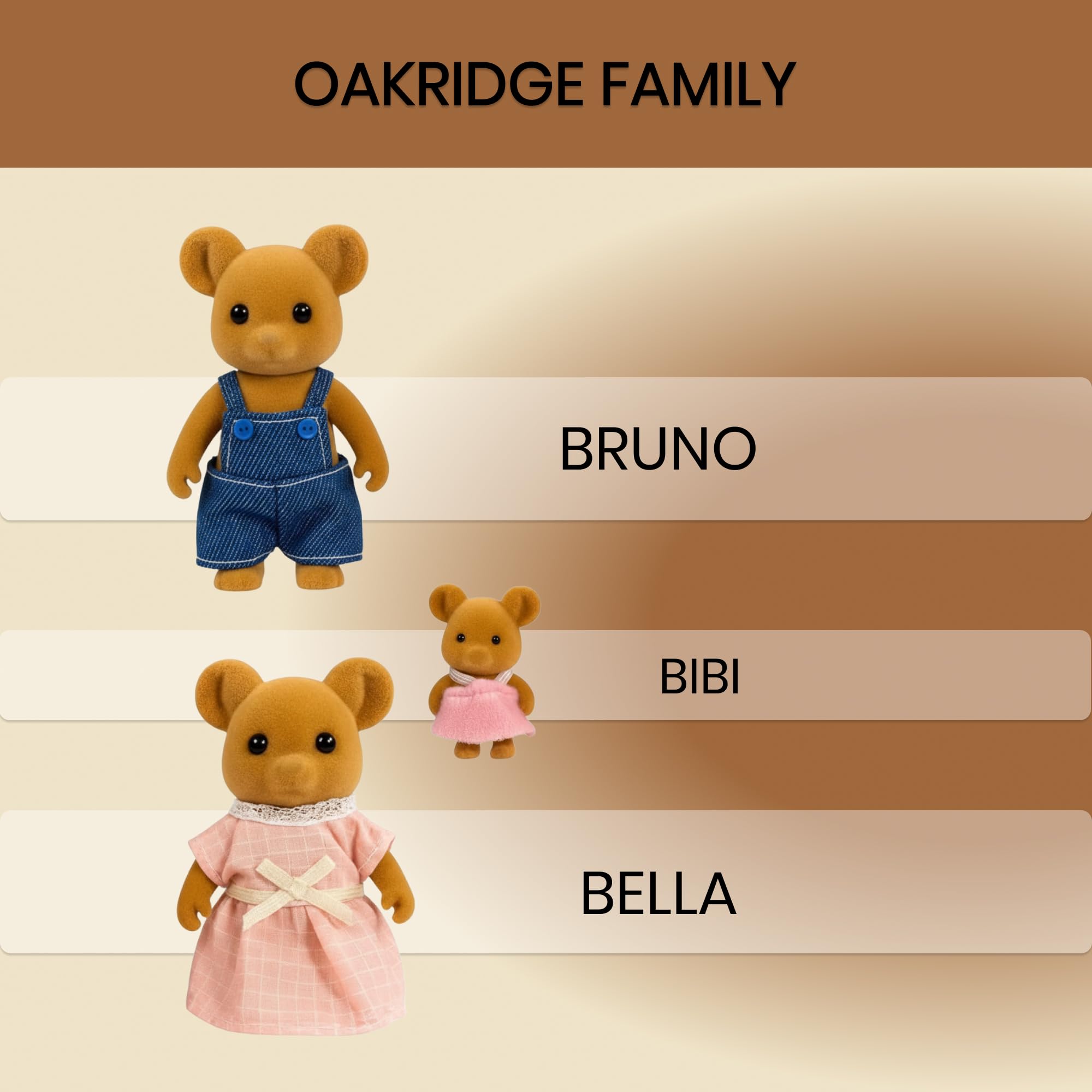 OLEOCA removable outfits show quick dress-up for playful scene changes.