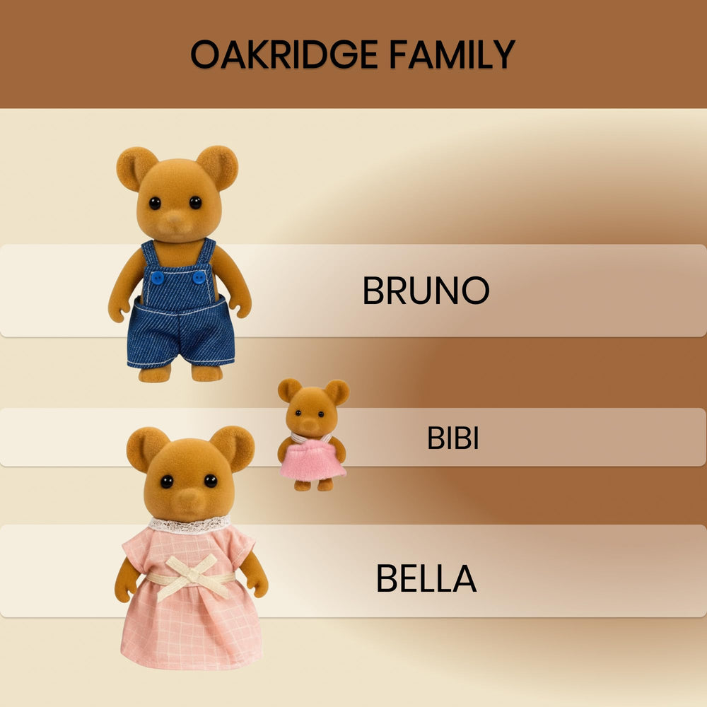 OLEOCA removable outfits show quick dress-up for playful scene changes.