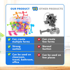 Classroom prizes using OleOletOy suction cup toys for engaging activities