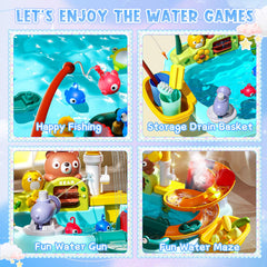 OLHKYN sand-water-table electric-pump demonstrates real pumping action for kids