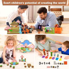 OLIA DESIGN blocks feature rounded edges for worry-free hands-on play