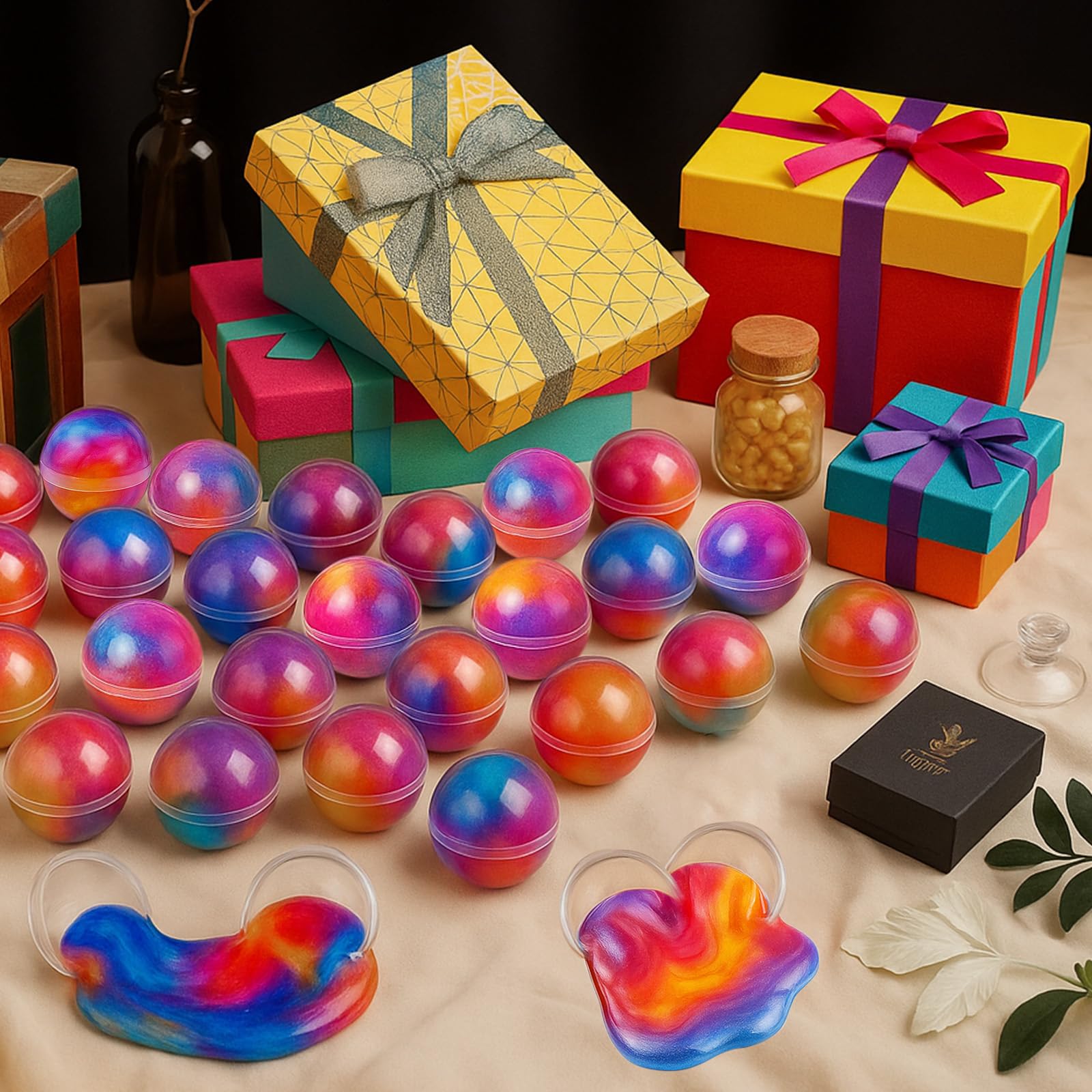 Olixmlya Galaxy Slime Ball vivid galaxy visuals for seasonal celebrations