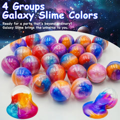 Olixmlya Galaxy Slime Ball showing soft, stretchy texture for hands-on play