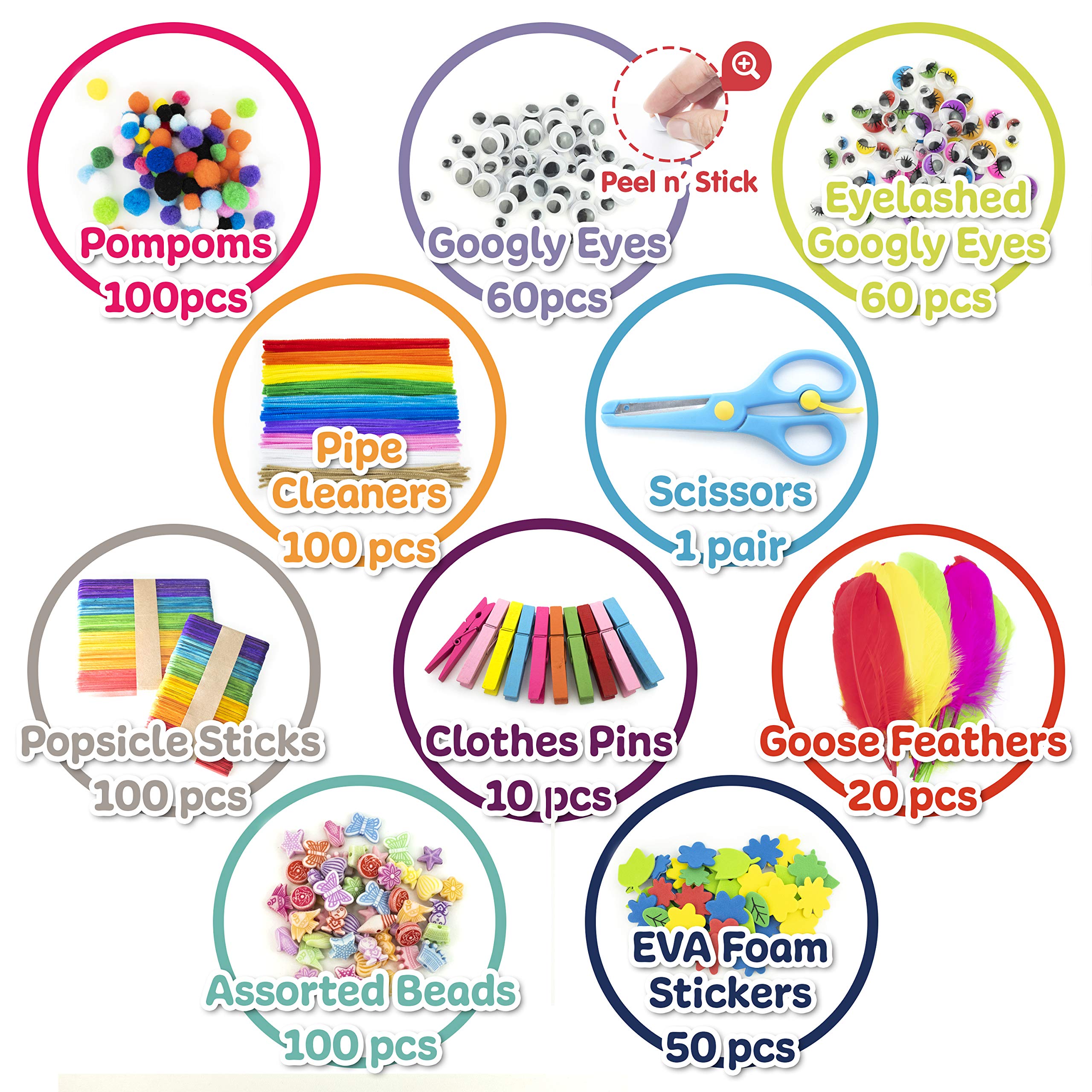 Olly Kids color palette with paints sparks imaginative art projects