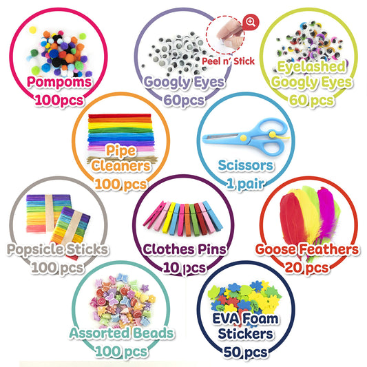 Olly Kids color palette with paints sparks imaginative art projects
