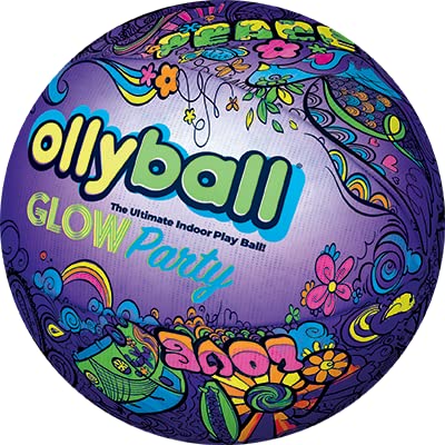 Playful glow in a kids’ playroom with Ollyball Glow Party ball.