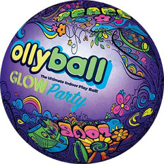 Playful glow in a kids’ playroom with Ollyball Glow Party ball.