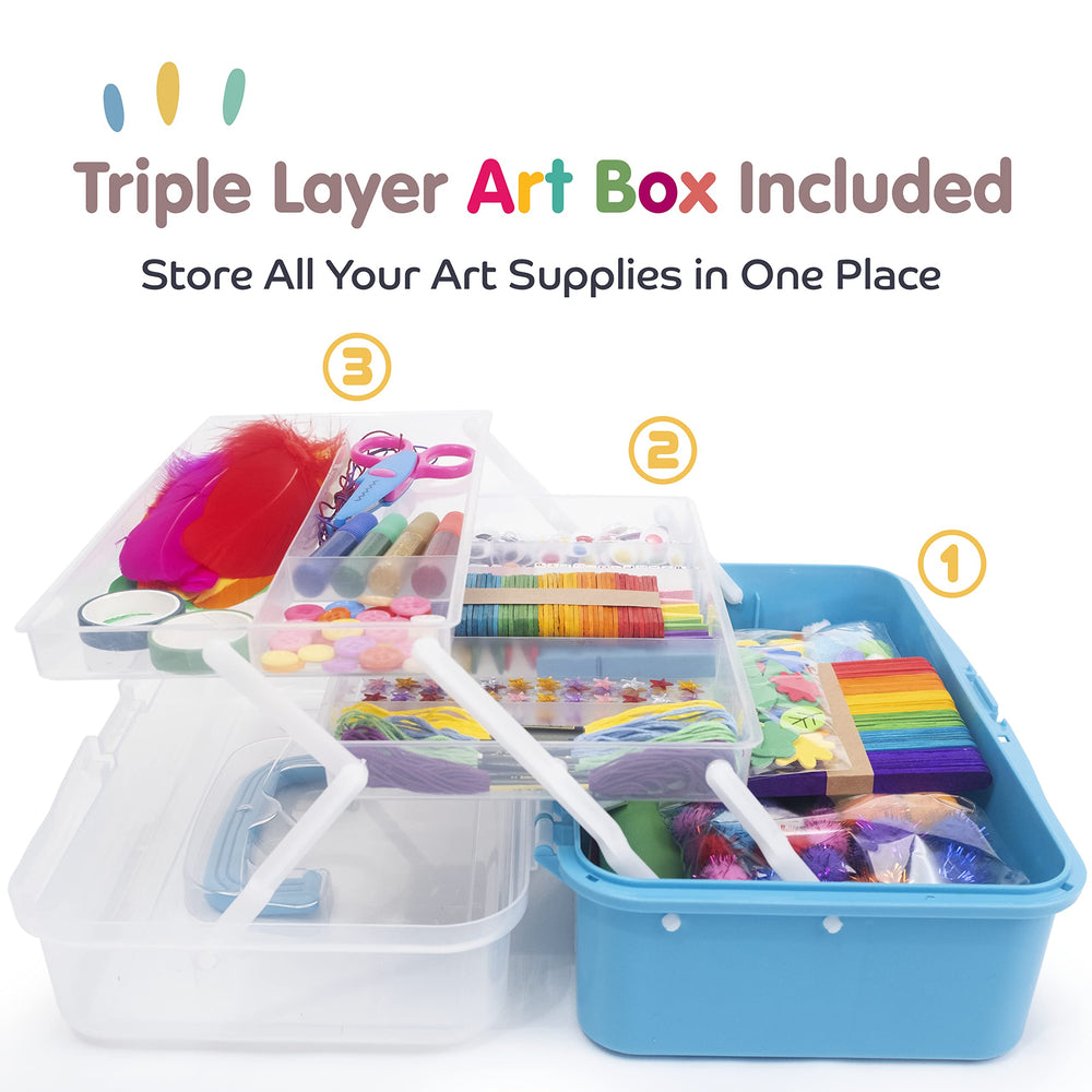 Olly Kids Craft Kits Library encourages imagination for school projects and family craft nights