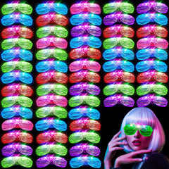 OLUPP 84-pack LED glasses in multiple colors for vibrant party vibes