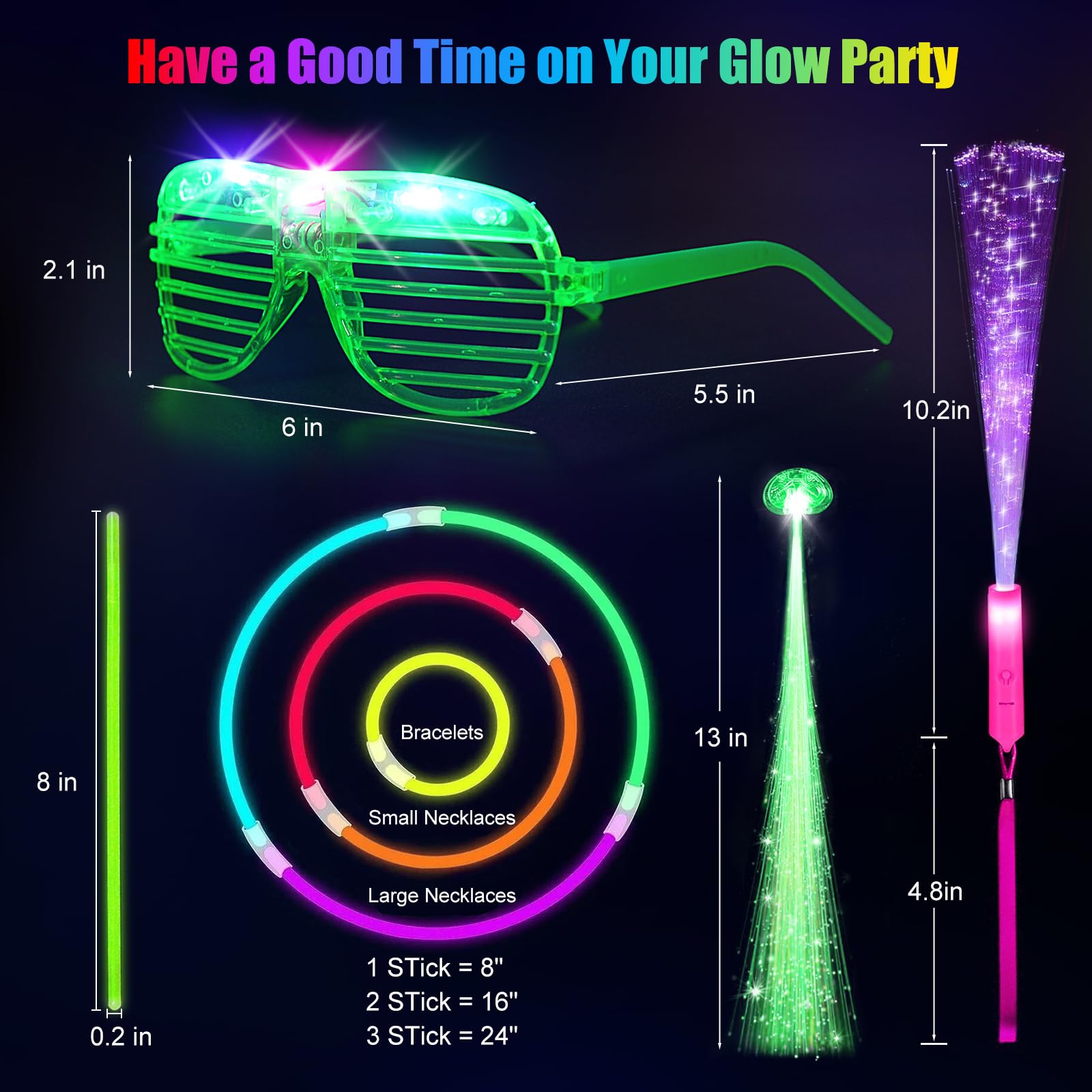 OLUPP concert night glow collection for crowds and dances