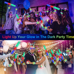 OLUPP 200 glow sticks create bold color bursts and show-stopping glow lines.