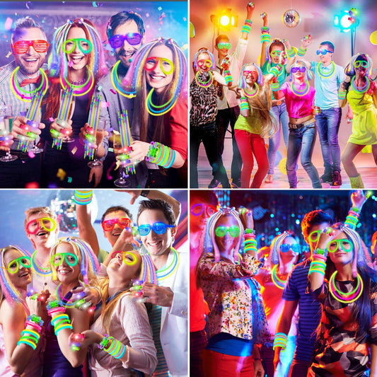 OLUPP Glow Sticks bundle for colorful, long-lasting glow at events