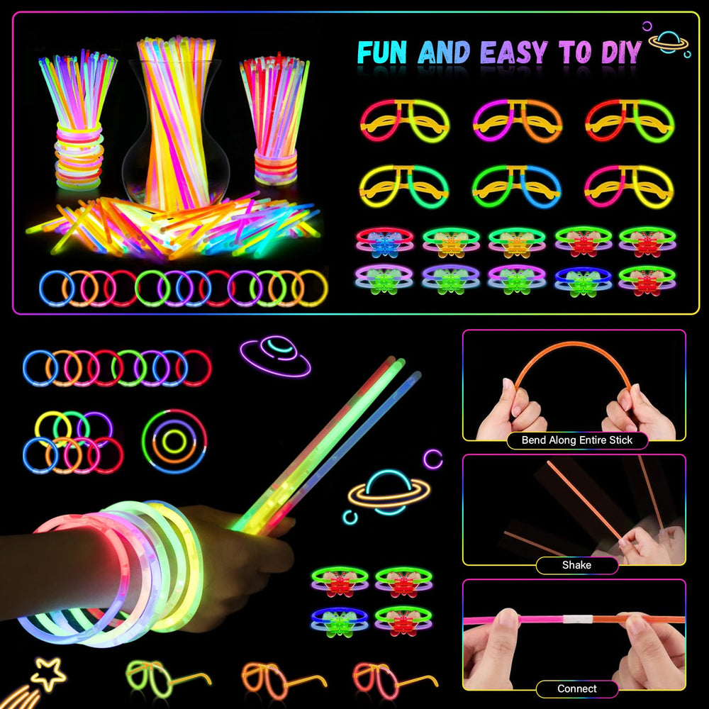 OLUPP LED Hair Clips Fiber Optic add shimmer to hair