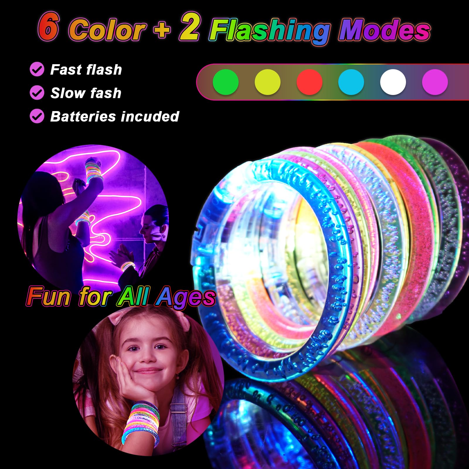 OLUPP lightweight acrylic construction is durable for parties.