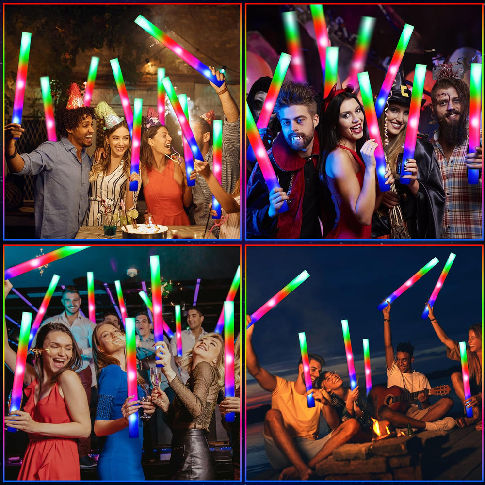 OLUPP outdoor camping glow sticks provide safe, long-lasting light