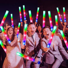 OLUPP glow sticks brighten weddings, concerts, and parties with vivid ambiance.